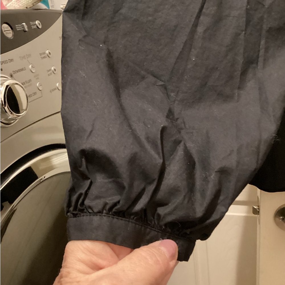 Free People Black Button-Down Blouse - image 2